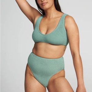 You swim Eva high waisted in sage